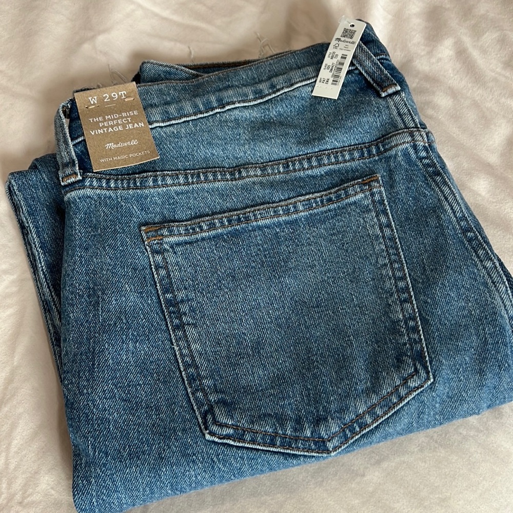Madewell Mid-rise perfect vintage jean 29Tall